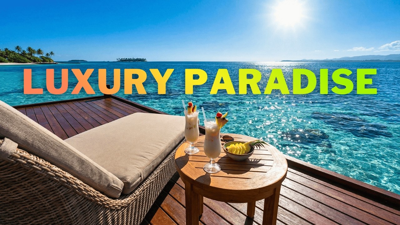 Роскошный пляжный отдых 🍹 | Расслабляющая пляжная музыка для учебы, работы и сна