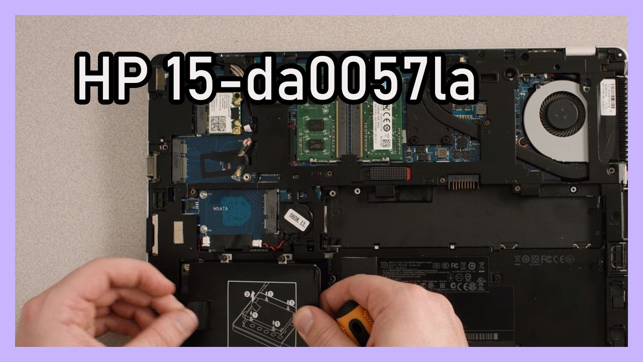 👨&zwj;💻 ABRIR Notebook HP 15-da0057la Cambio Disco duro HDD por SSD 💽 HP 15da0057la dissasembly