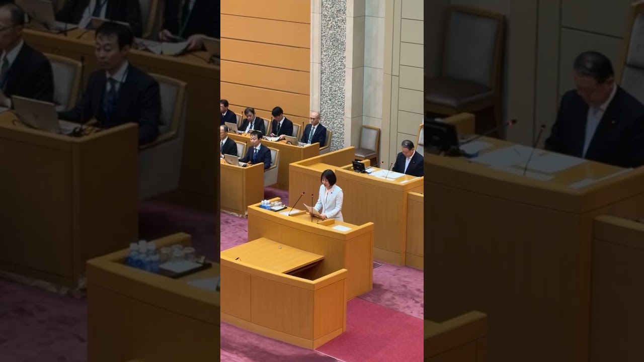 【本会議報告】平井まちこ議員が令和8年度予算について代表質疑に登壇しました！