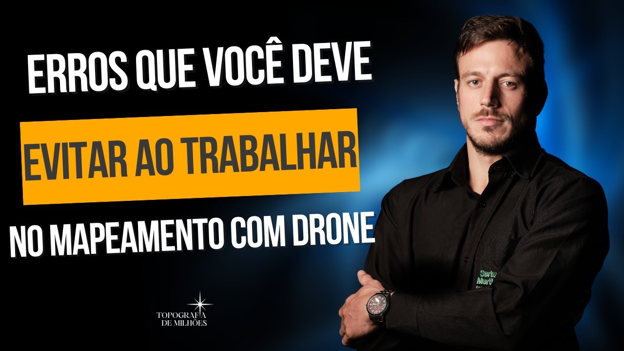 ERROS QUE VOCÊ DEVE EVITAR AO SE TRABALHAR COM MAPEAMENTO AÉREO #topografia #metashape #agrimensura