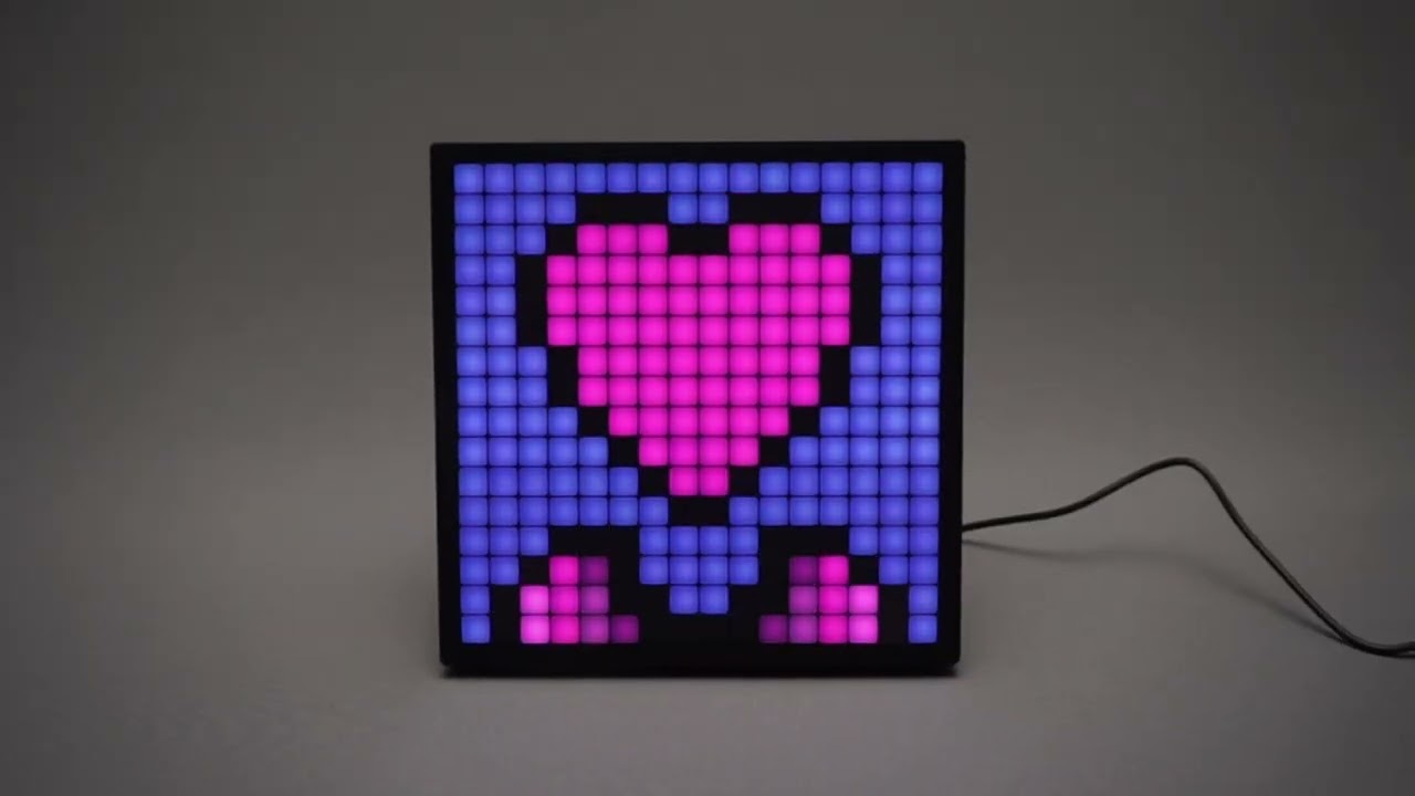 LED Pixel Art Display Desktop Screen