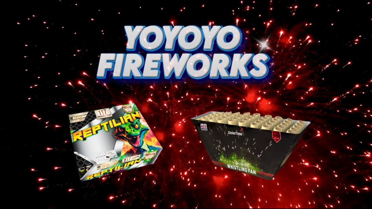 WHISTLING FAN + REPTILIAN in 4K | CAFFERATA | JORGE FIREWORKS | WTF