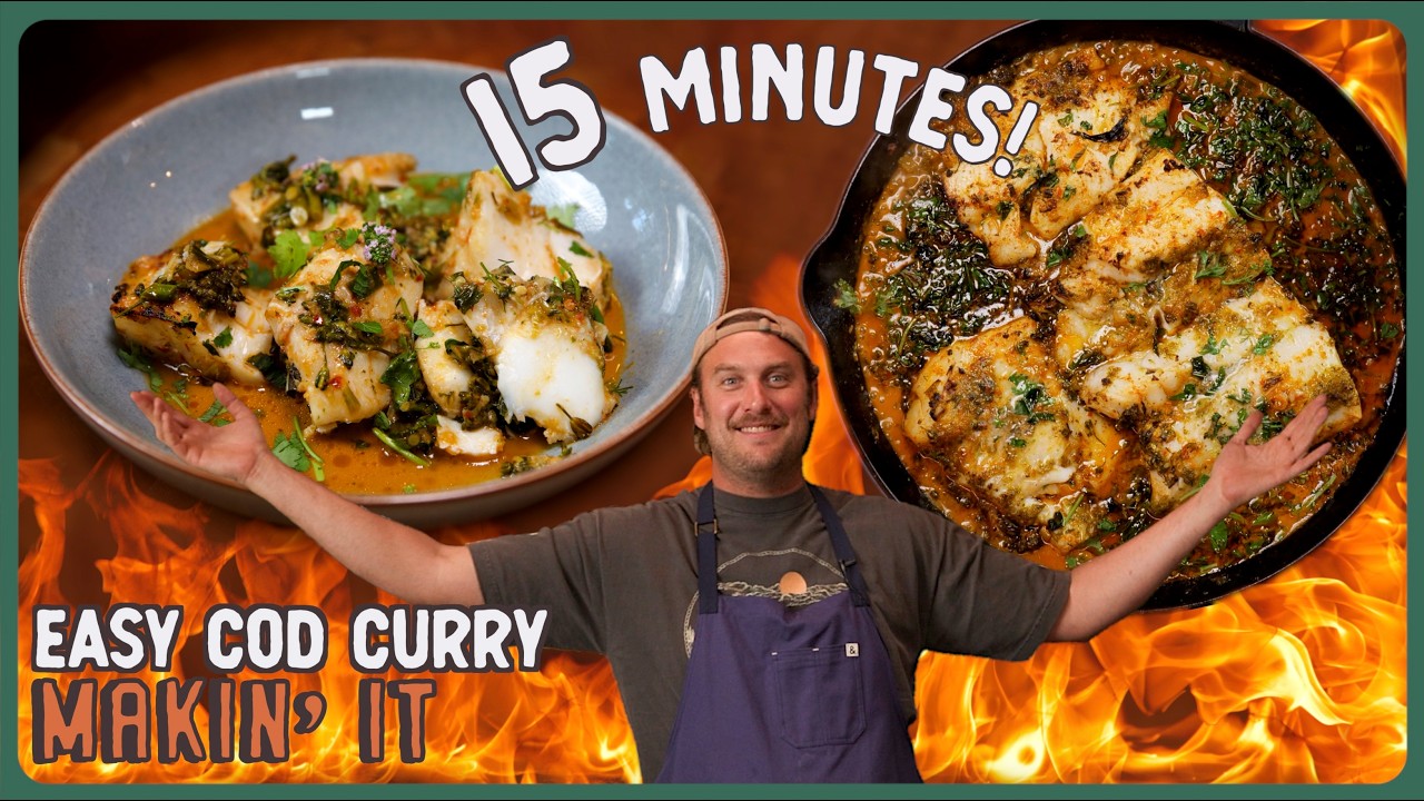15 Minute Oven Baked Cod! I Makin’ It! | Brad Leone