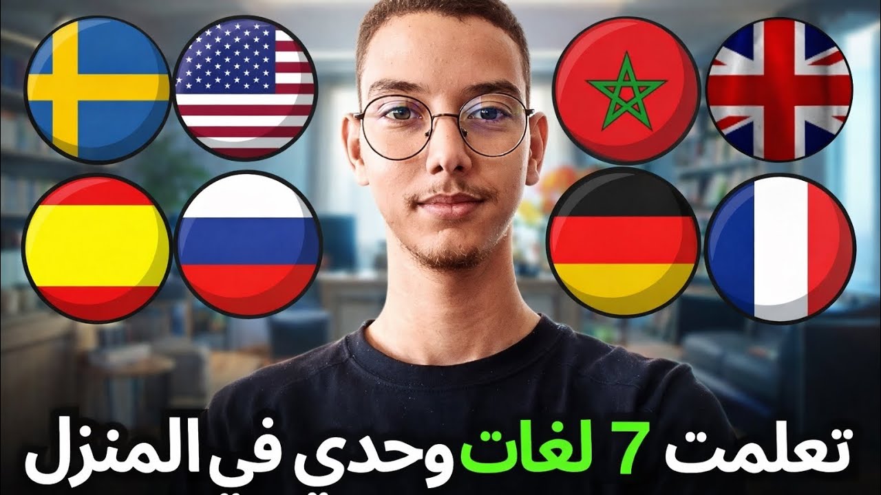 كيف تعلمت 7 لغات وحدي في المنزل بدون مساعدة | نصائح وتجربتي الشخصية