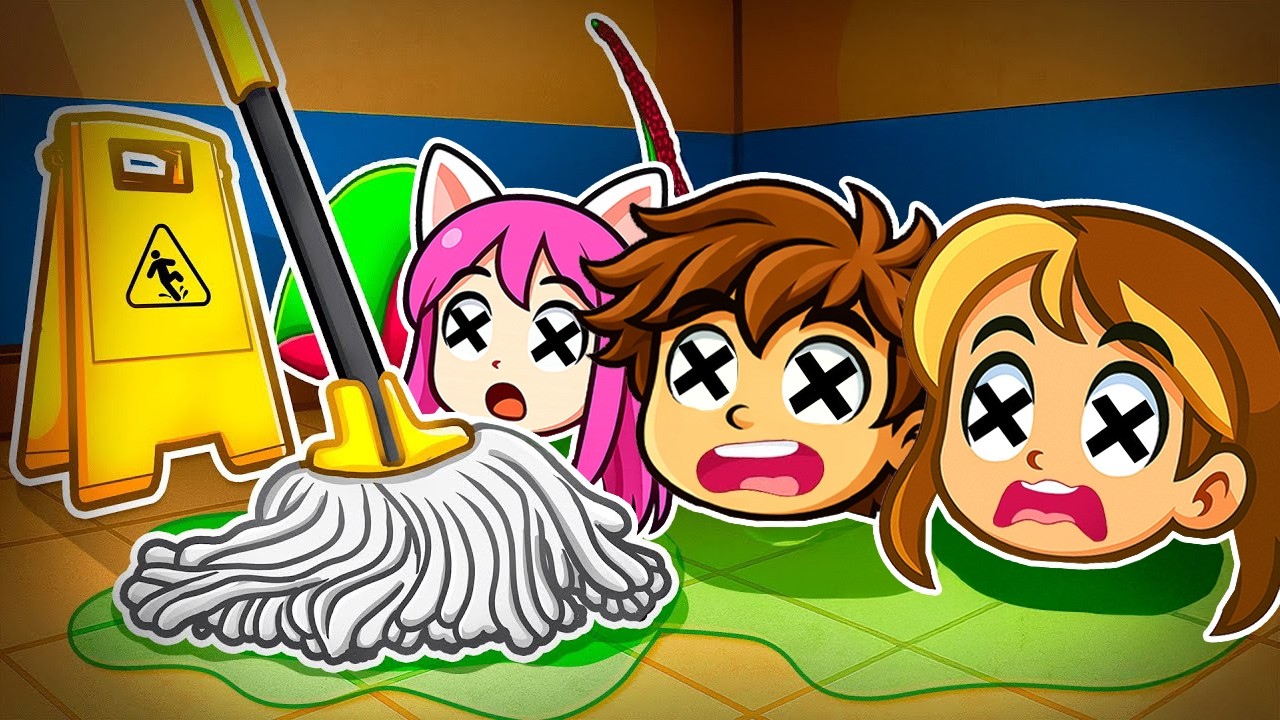 Sunt *OM DE SERVICI* in Disaster Janitor pe ROBLOX...