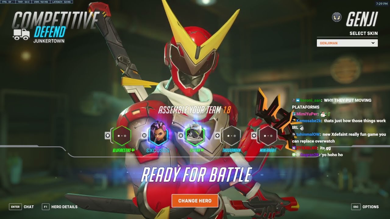 38 ELIMS! NECROS SHOWS HOW TO DOMINATE AS GENJI! OVERWATCH 2 SEASON 10 TOP 500