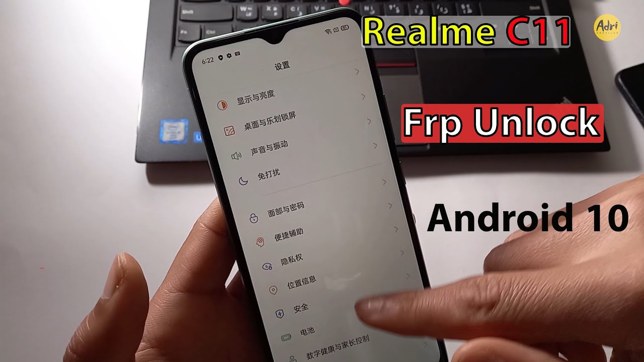 OPPO Realme C11 Remove Google Account/ Frp Unlock/ كيفية تجاوز حساب جوجل بعد فورمات لهاتف Realme