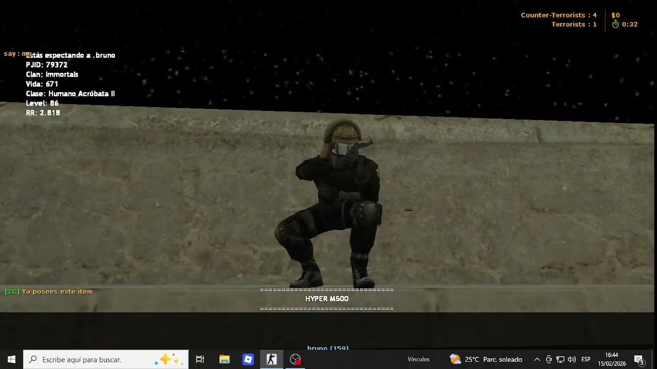 Jugando un rato al Zombie Carnaje 1.6