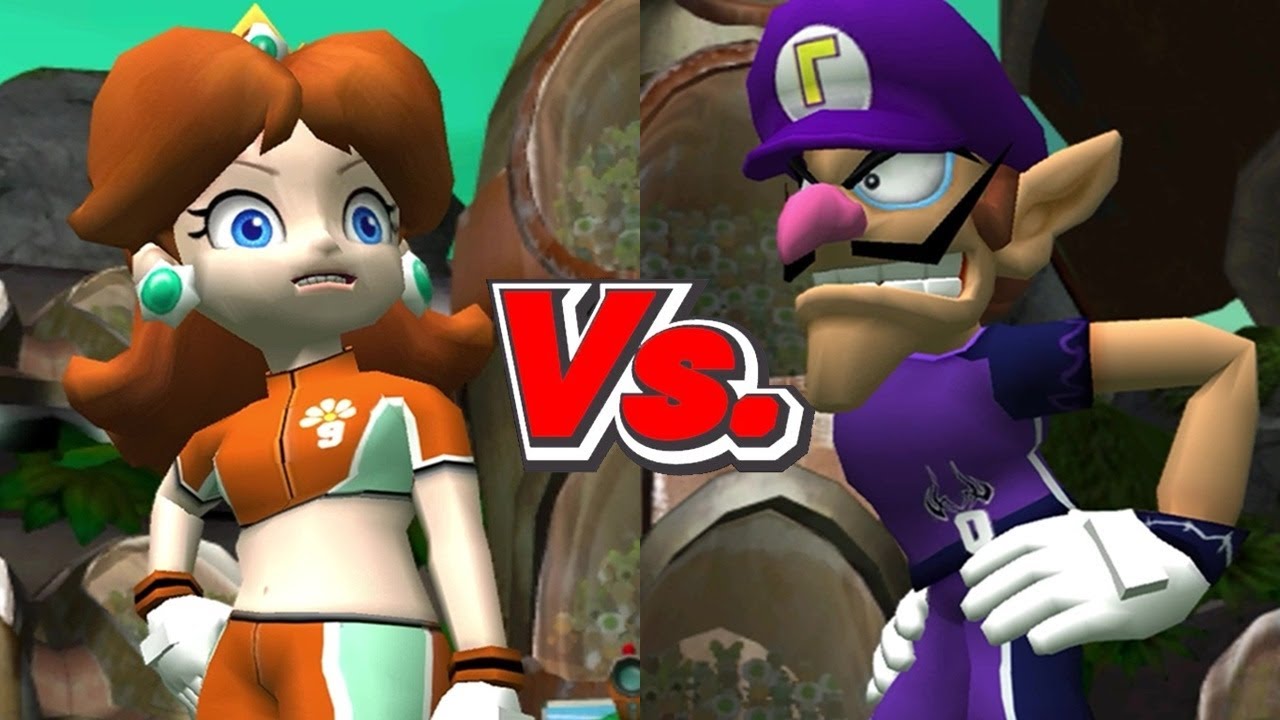 Super Mario Strikers - Daisy/Hammer Bros Vs. Waluigi/Koopa Troopa