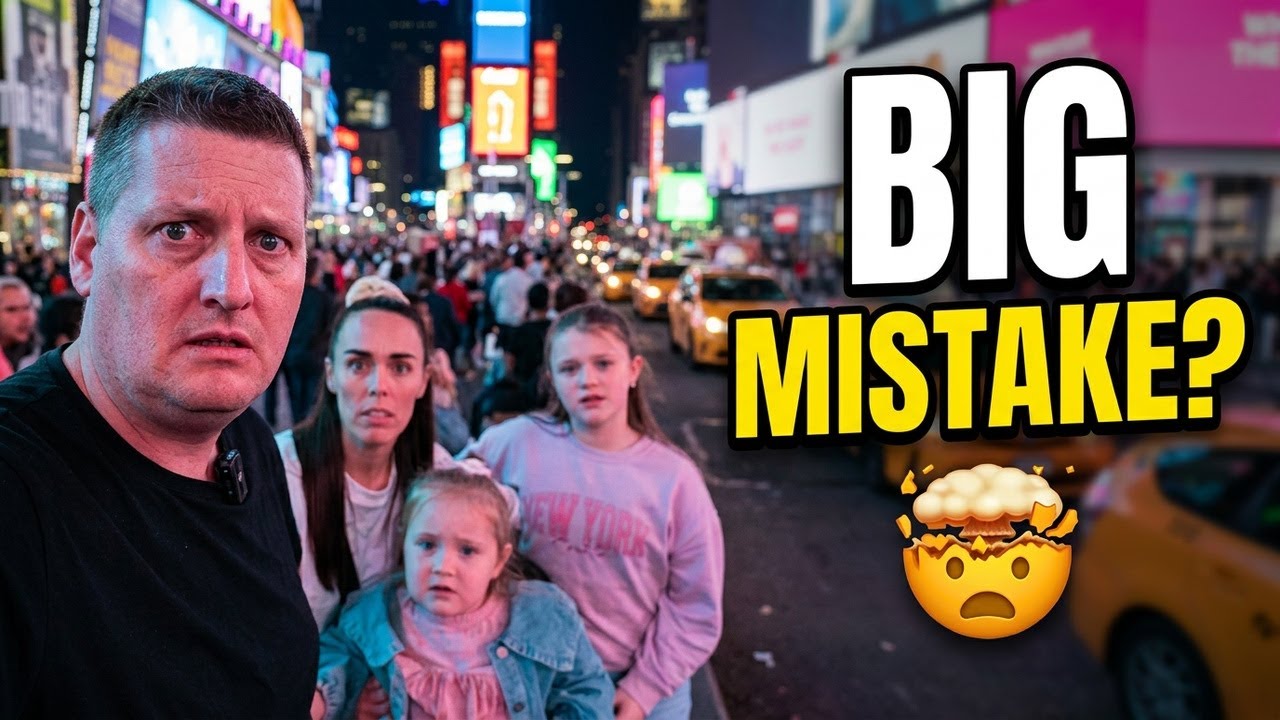BIG MISTAKE? Times Square New York with children!  🤯 