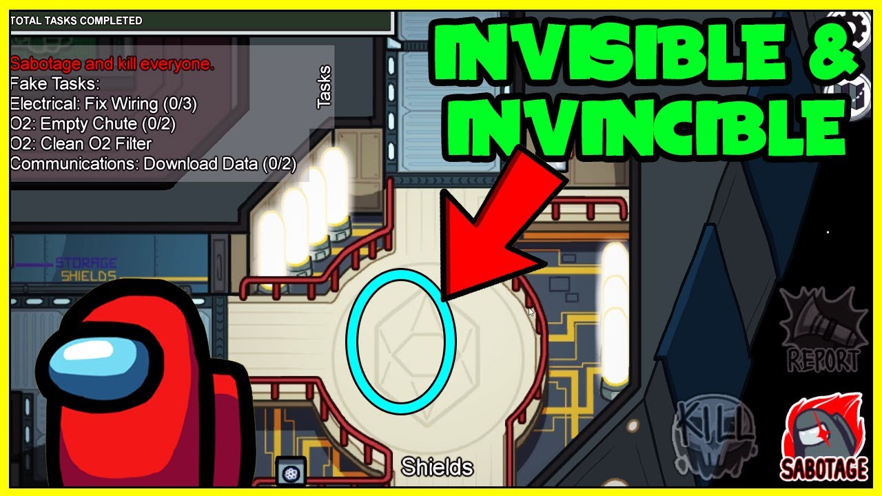 Become Invisible & Teleport In Among Us GLITCH! (SOLO Invincible Glitch For Everyone) *NEW*