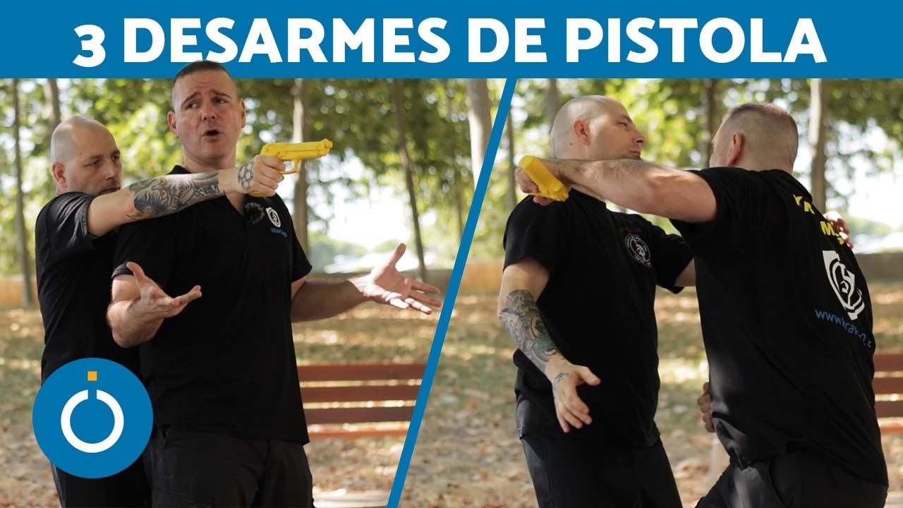 DESARME de PISTOLA en KRAV MAGA 🚫🔫 ¿Cómo Quitar una Pistola Defensa Personal?