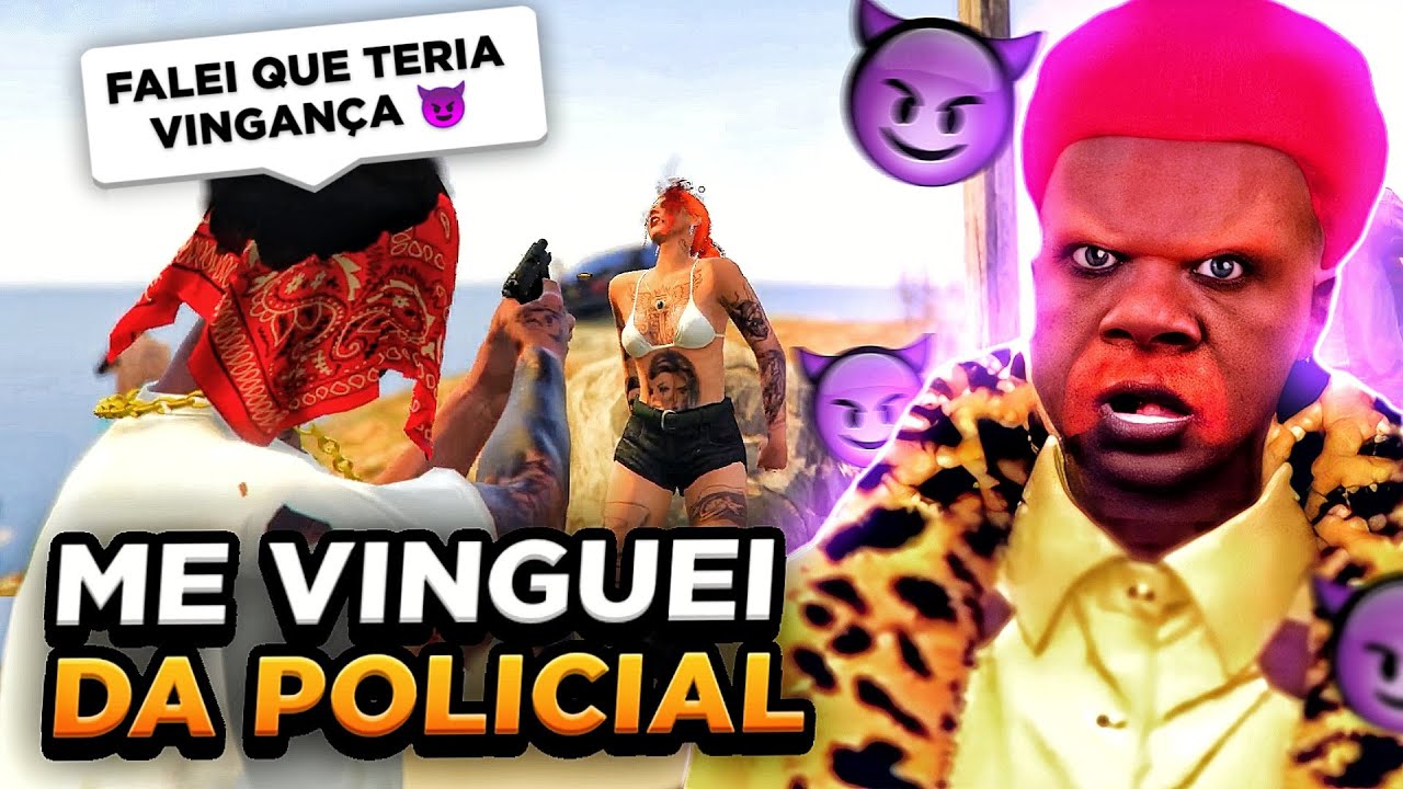 SEQU3STREI a POLICIAL 😈 ELA FEZ JILSUF0BIA e ARM3I uma EMBOSCADA 😂 JILSU no GTA RP