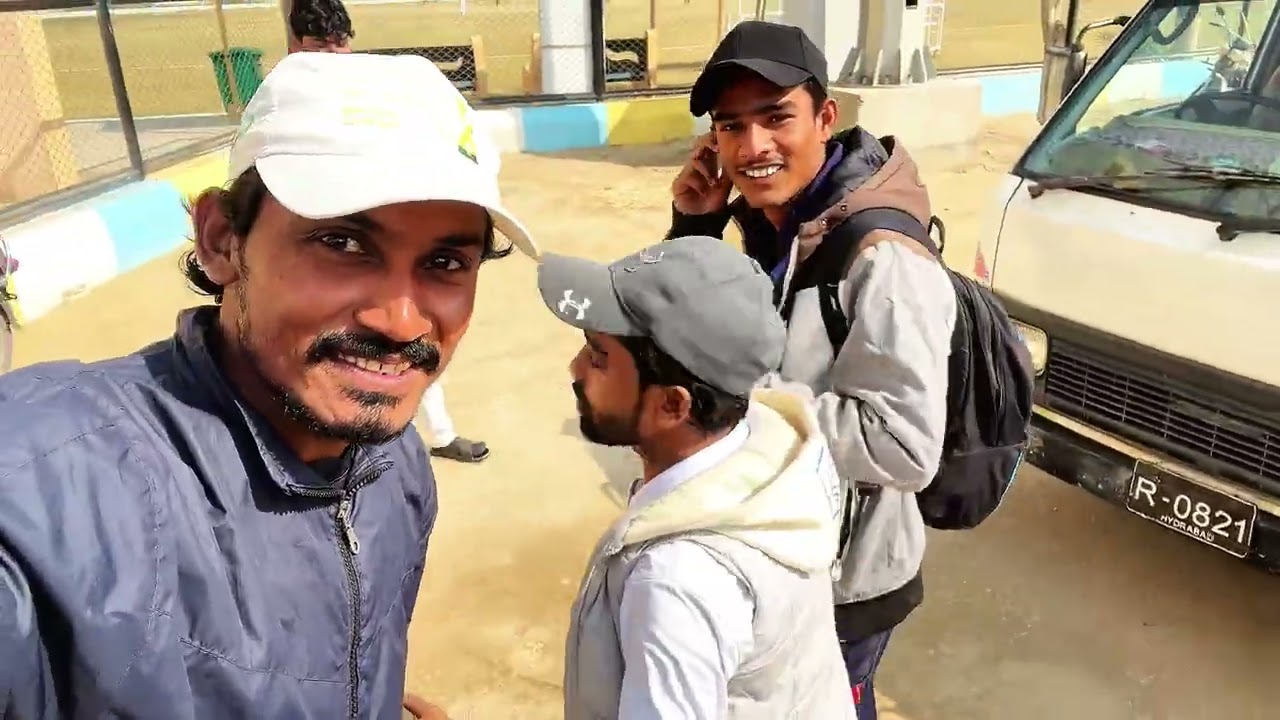 Winter season ka ￼ first tour  Tando Allahyar to shadadpur #crickat #cricketfans #tandoallahyar 