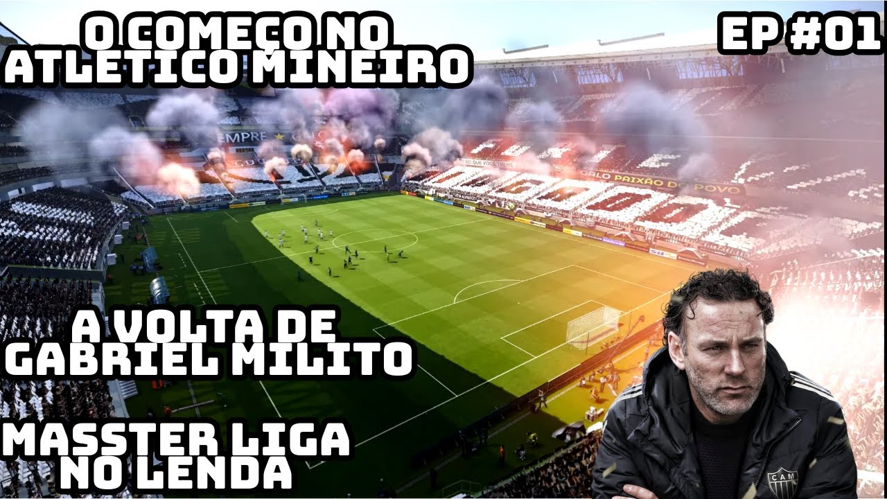 MASTER LIGA PES 2021 - O COMEÇO NO ATLETICO MINEIRO | INICIO DE TEMPORADA = EP 01