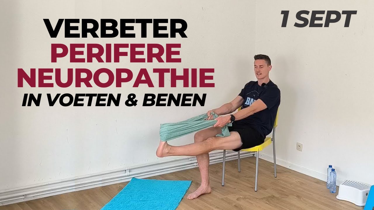 Verminder de symptomen van PERIFERE NEUROPATHIE in VOETEN EN BENEN met deze oefeningen.