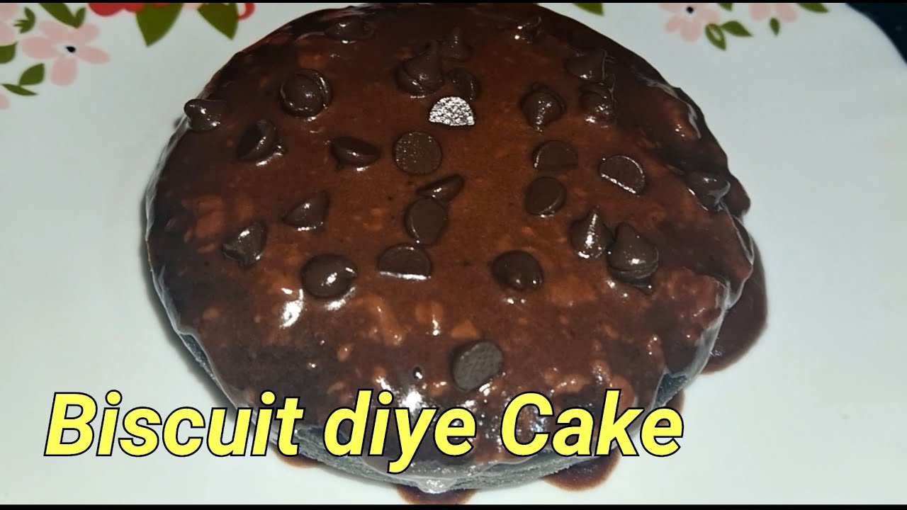 Dark fantasy biscuit cake |Chocolate Cake recipe| Home-made cake recipe |No oven soft spongy cake