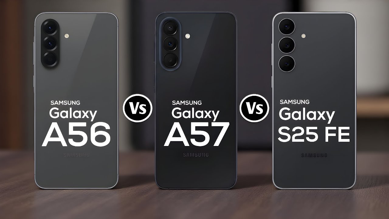 Samsung Galaxy A56 Vs Samsung Galaxy A57 Vs Samsung Galaxy S25 Fe