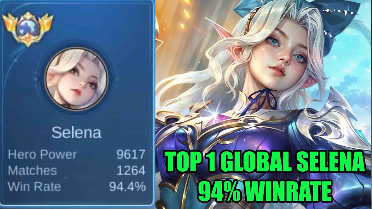 Top 1 Global Selena 94% winrate maphack kah gila abyssal arrow nya kena terus #flyxo