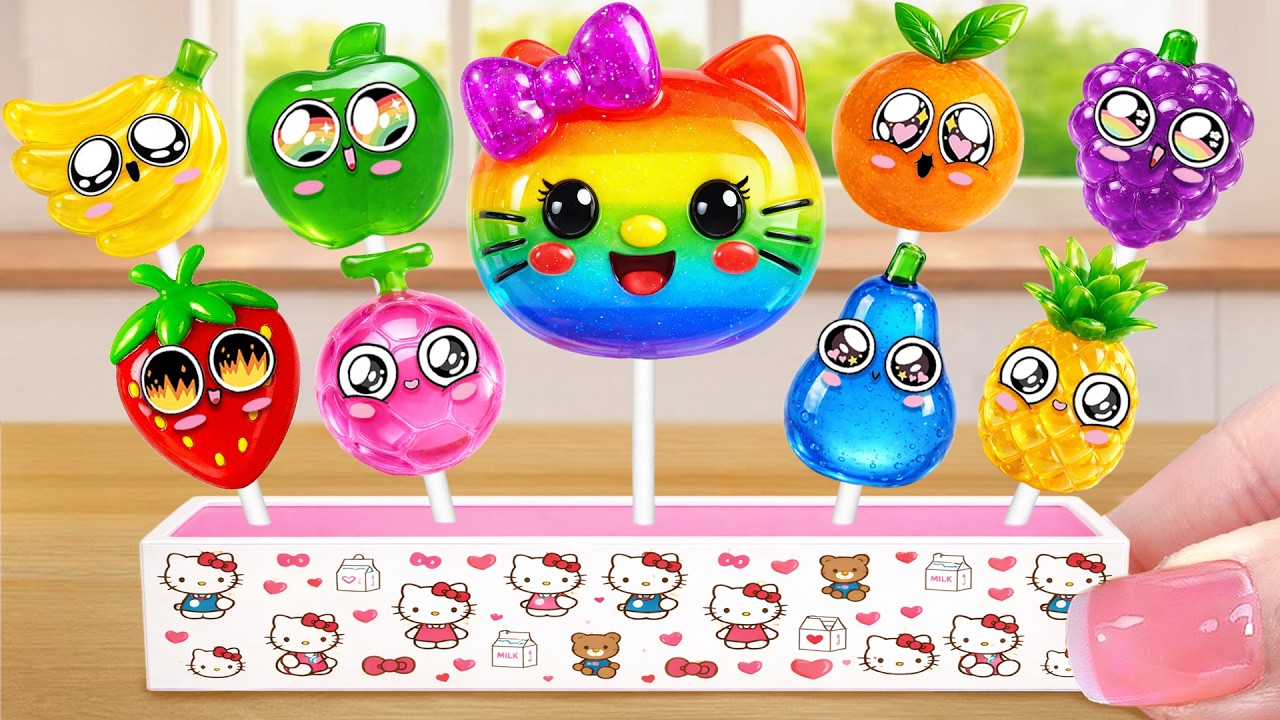 Delicious Mini Rainbow Fruit Jelly Ideas 🍉🌈 Learn How To Make Mini Rainbow Fruit Jelly 🤩