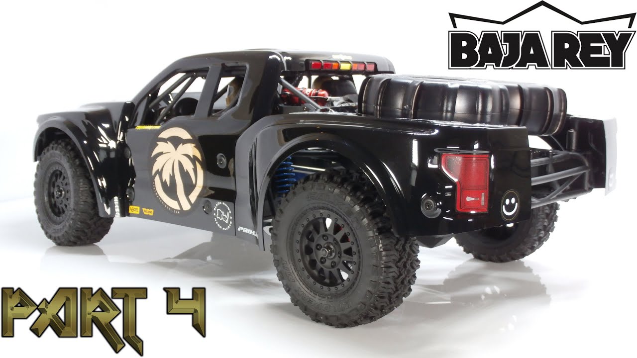 Losi Baja Rey RC Trophy Truck Raptor Rey Part 4 