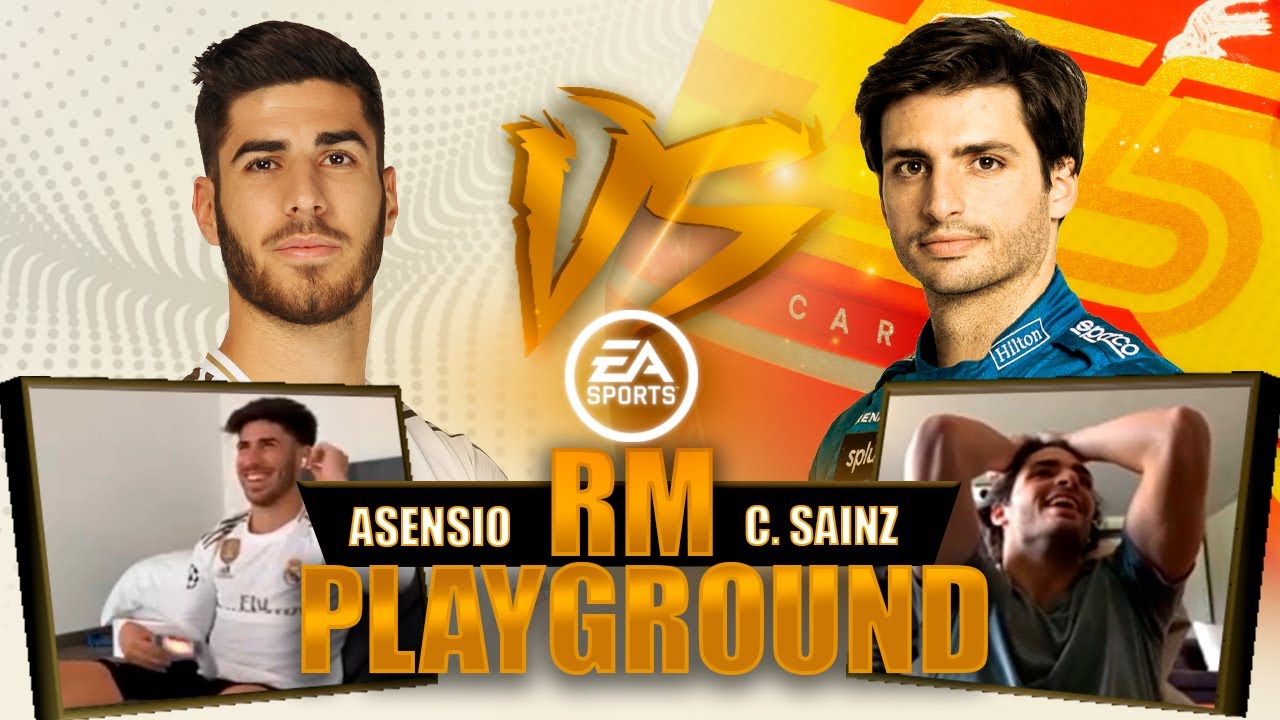 FIFA 20, Formula 1 and 7-a-side football! | Marco Asensio vs Carlos Sainz