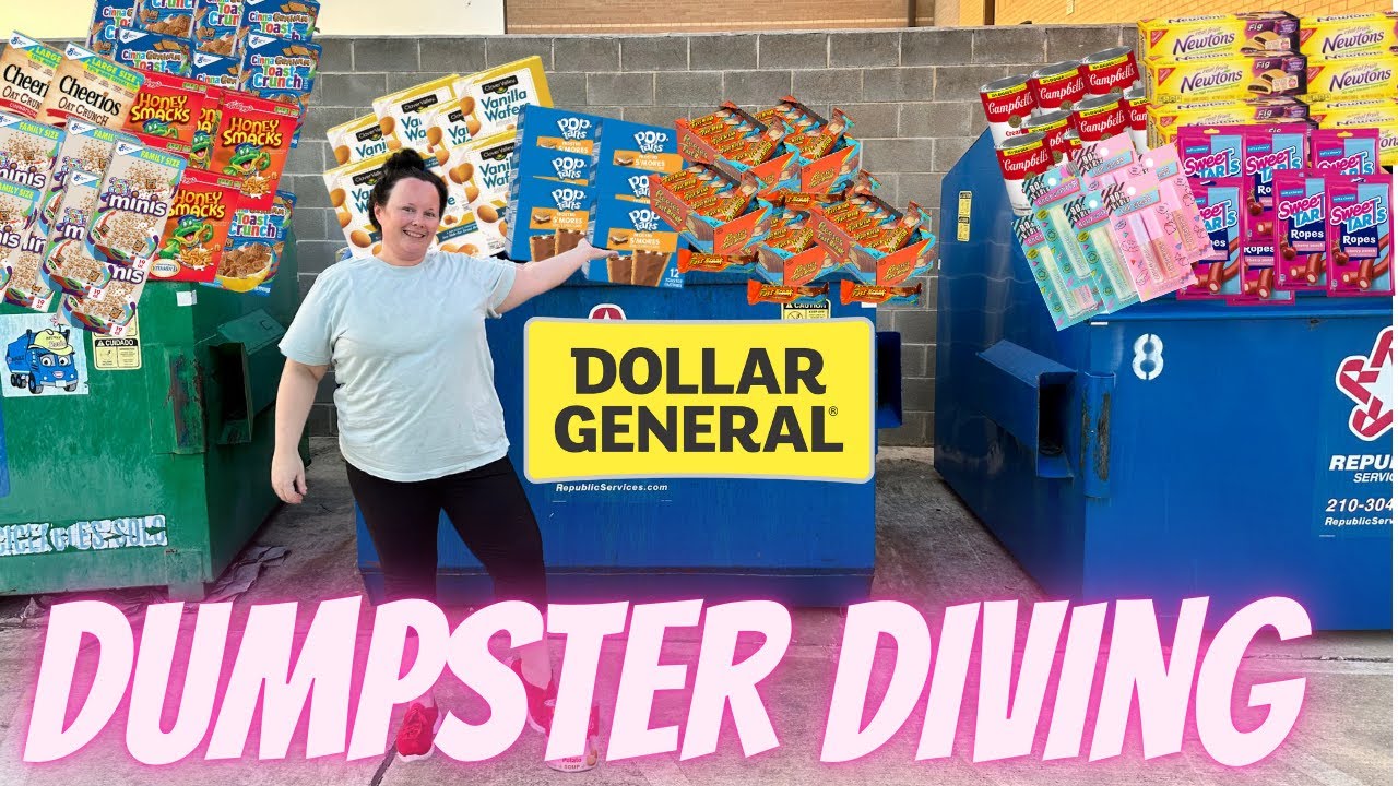 We Scored tons of food and more Dumpster Diving Friday Night!