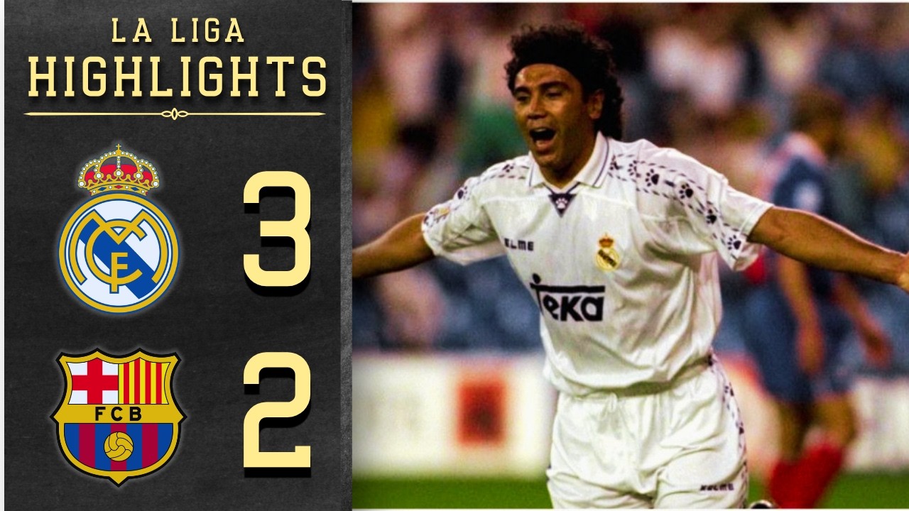 La Liga 88/89 – Real Madrid vs. Barcelona | Duelo de goles en El Clásico