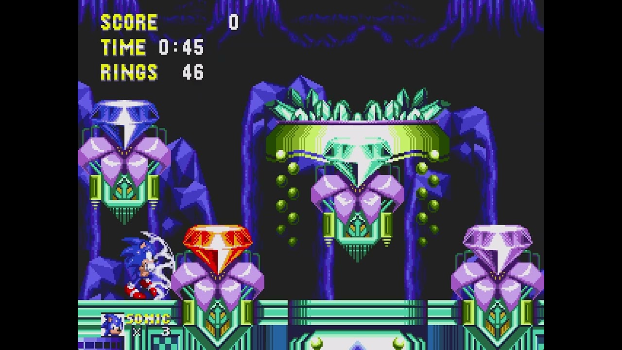 Sonic 3 and Knuckles Glitches and Oversights - Lava Reef Zone Act 2 & Hidden Palace Zone (HD Remake)
