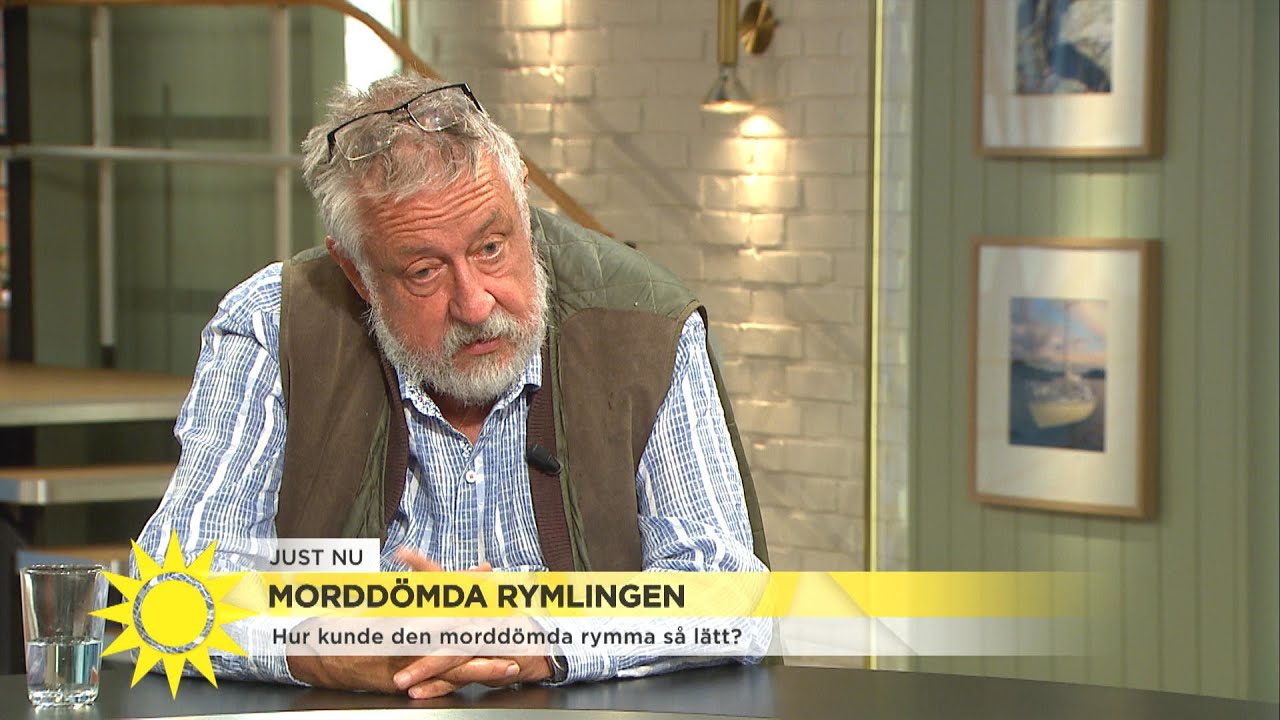 GW om morddömda rymlingen: ”sannolikheten att han kan hålla sig fortsatt gömd ä - Nyhetsmorgon (TV4)