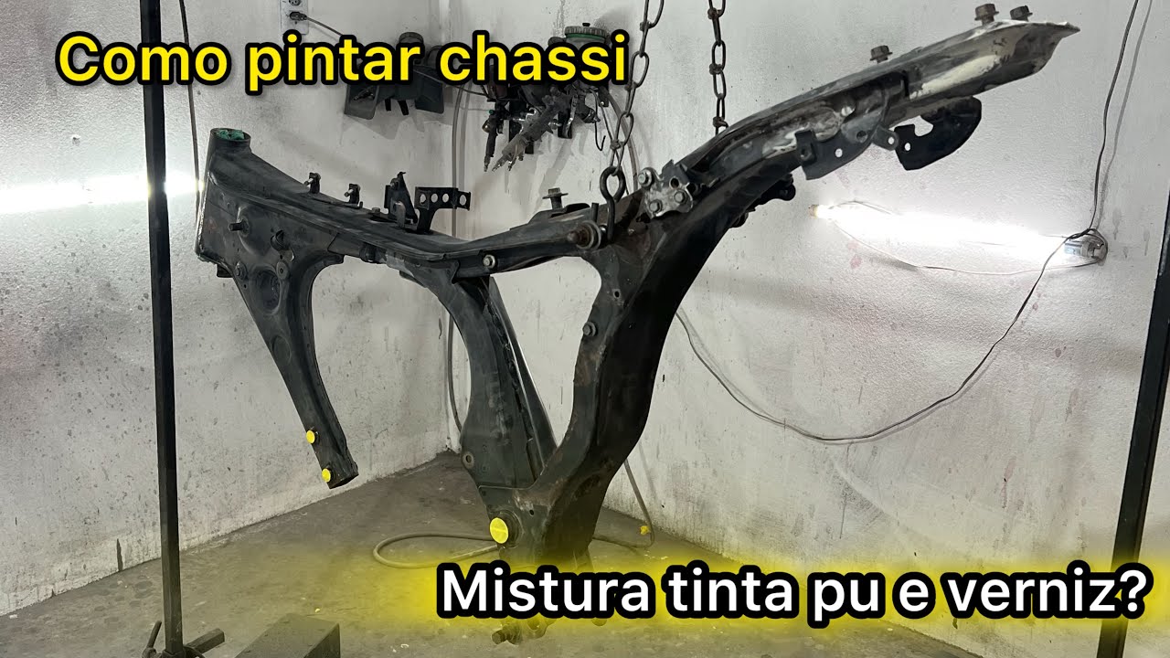 Como pintar chassi de moto