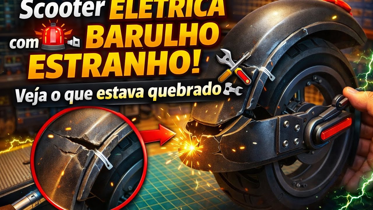 VOCÊ NÃO VAI ACREDITAR no barulho dessa scooter — veja o que era! 😱