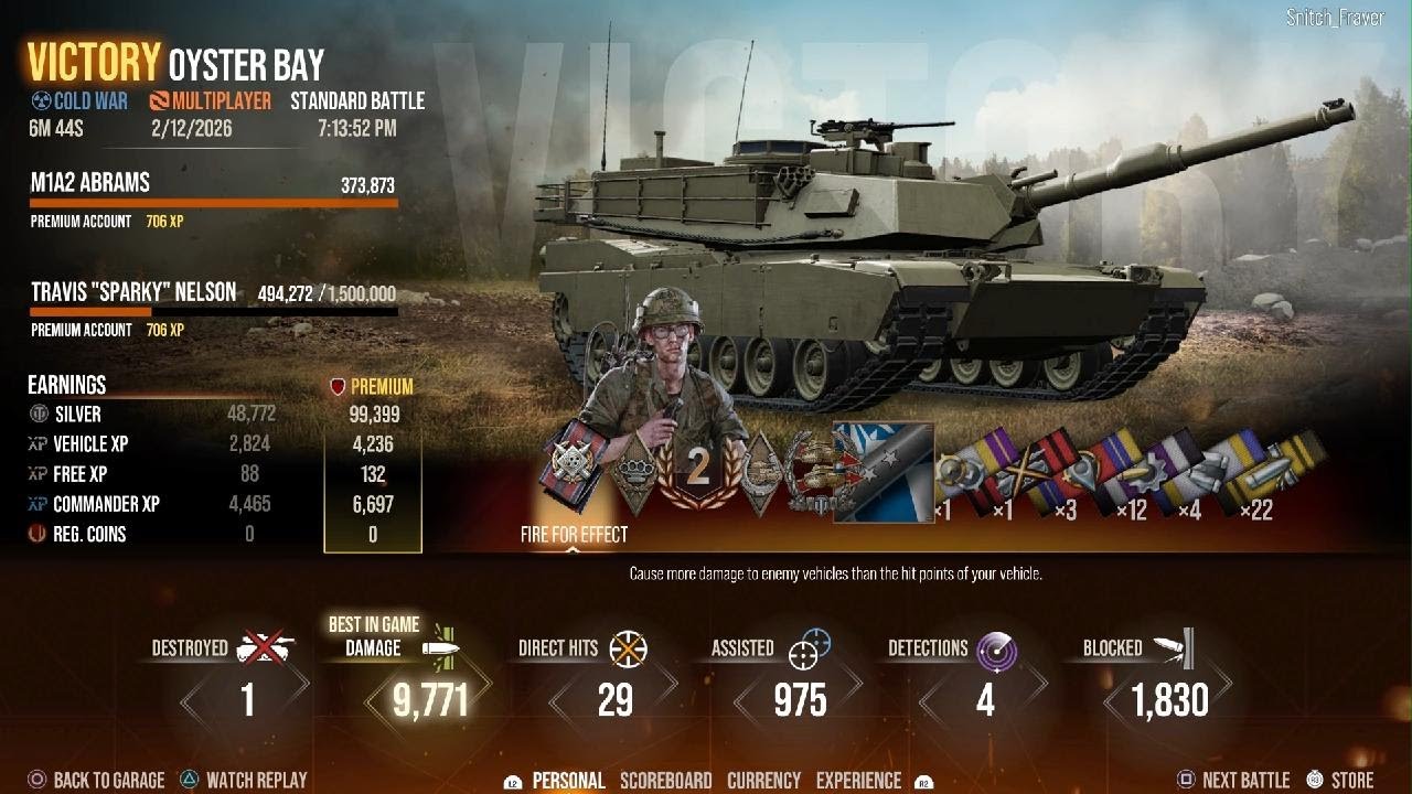 World of Tanks - M1A2 Abrams - MVP