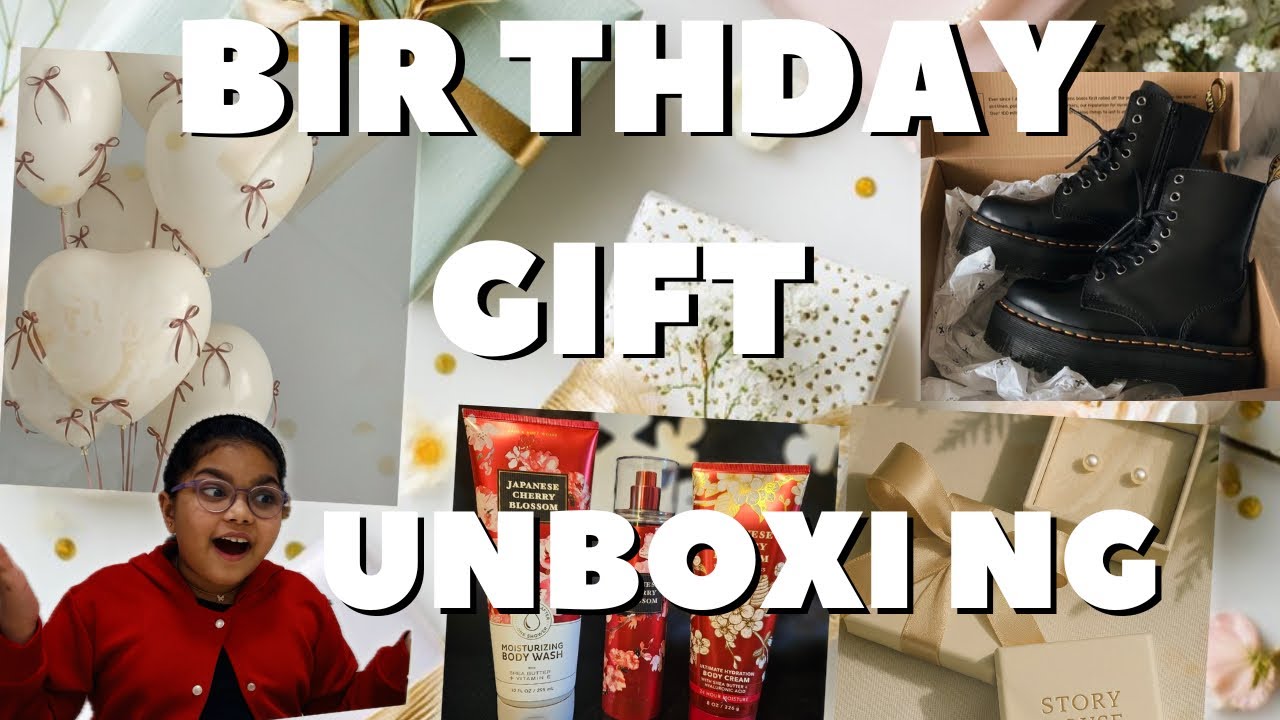 Birthday Gift Unboxing🎁| 9 Gifts For my 9th birthday ✨