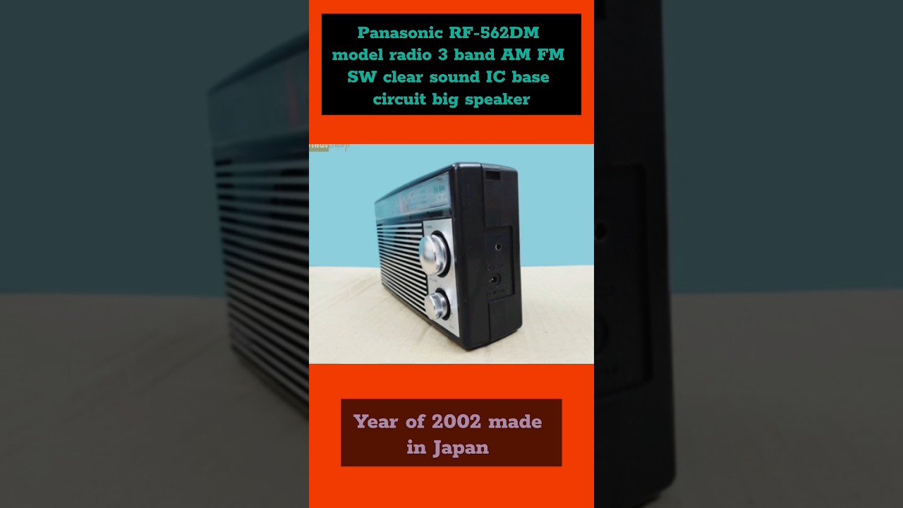 RF-562DM IC sound receiver Panasonic radio beautiful old look Japan #vintageradio