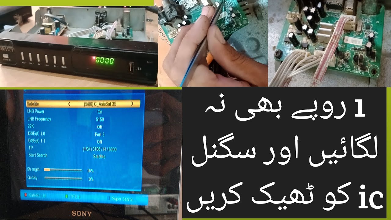 Receiver signal problem solved / satellite Receiver signal fault