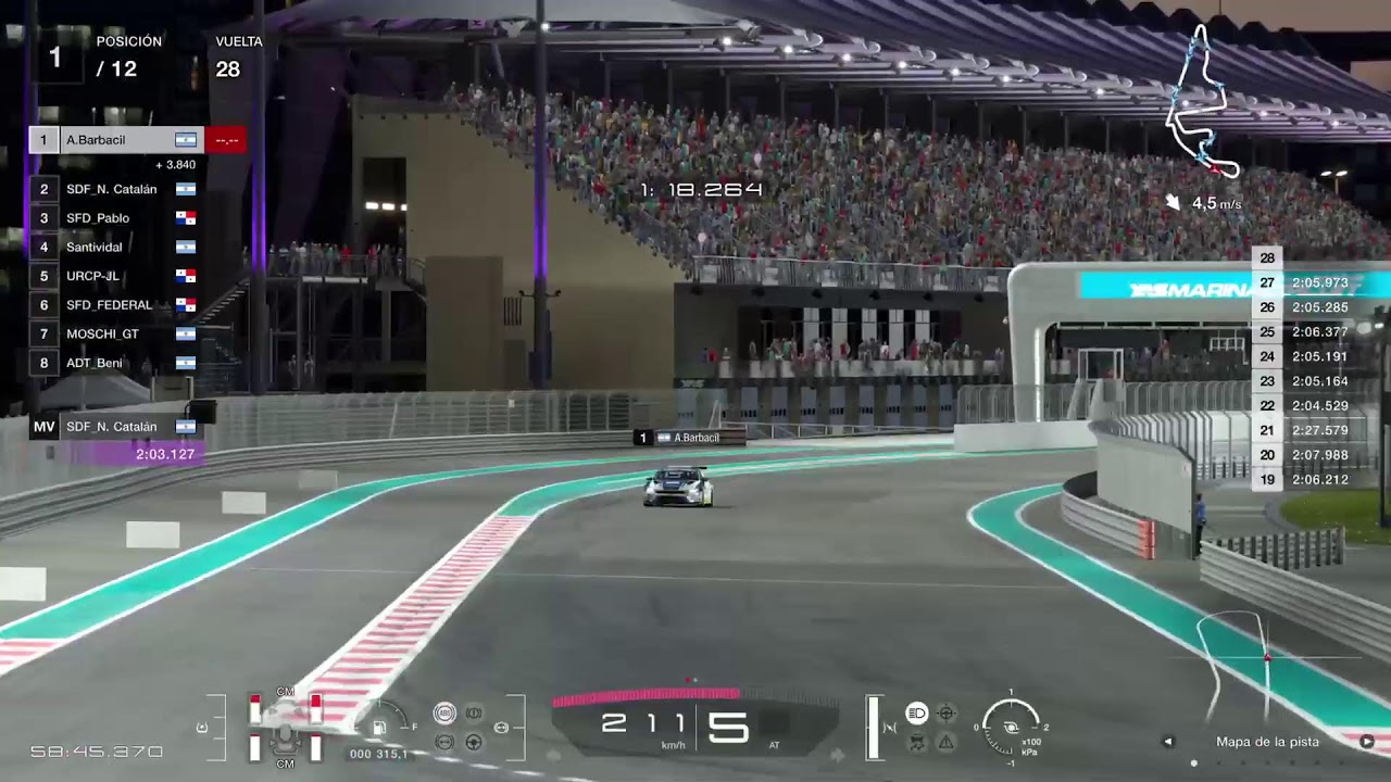 GT7 GTWS Nations Cup - Elantra TCR Oceania Battle - Sala 3 (Sin Comentarios)