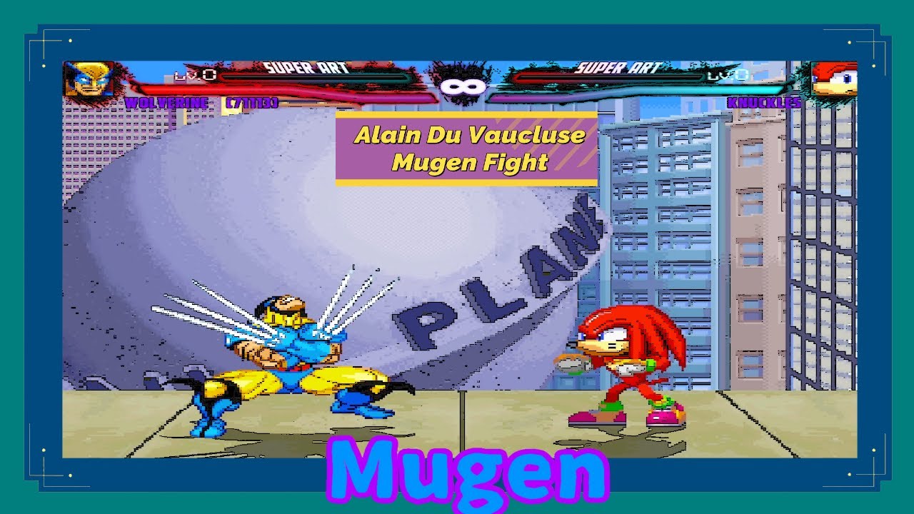 Mugen : Wolverine Vs Knuckles (Request)
