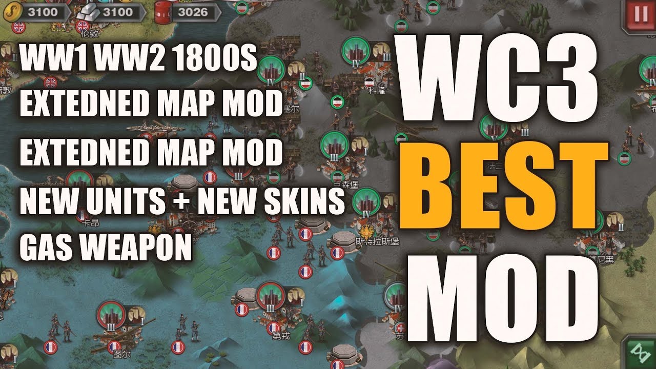 WC3 BEST EXTENDED MAP MOD 👏👏 Mod Review 👏👏 #34