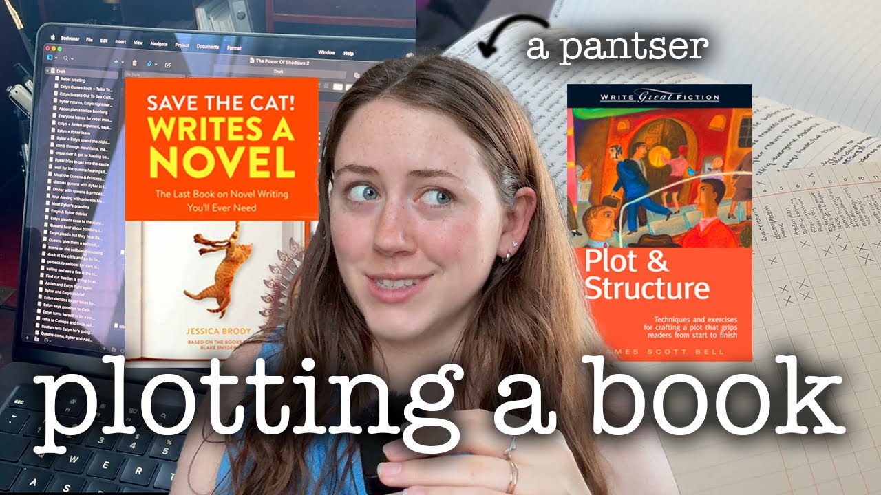 cozy writing vlog ☕️ plotting a full fantasy book, cute coffee shop, craft books