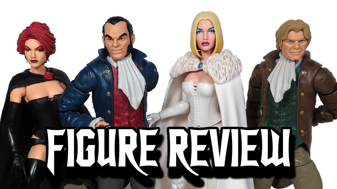 Marvel Legends HELLFIRE CLUB X-Men Action Figure Review Jean Grey Emma Frost Sebastian Shaw Pierce