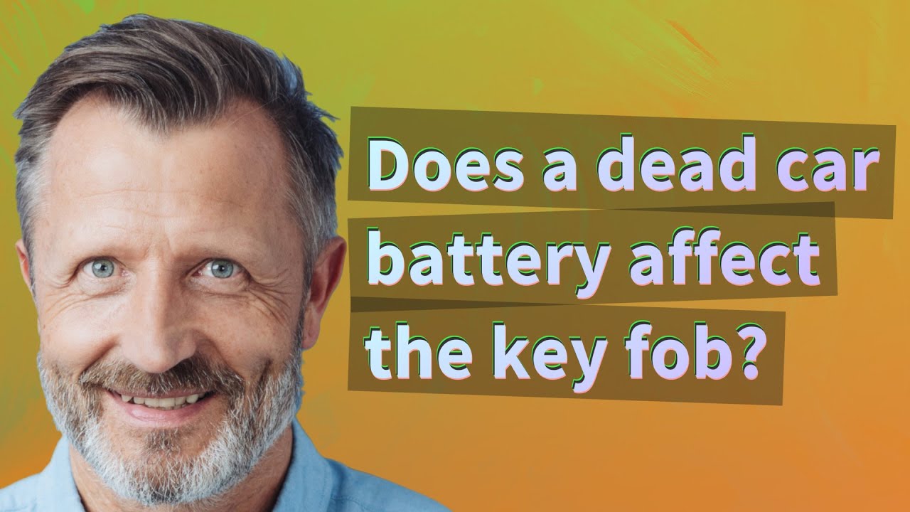 Does a dead car battery affect the key fob?