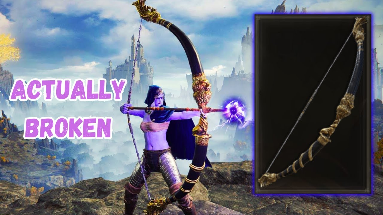 BOWS are ACTUALLY BROKEN in Elden Ring!! - How to make a BROKEN BOW build