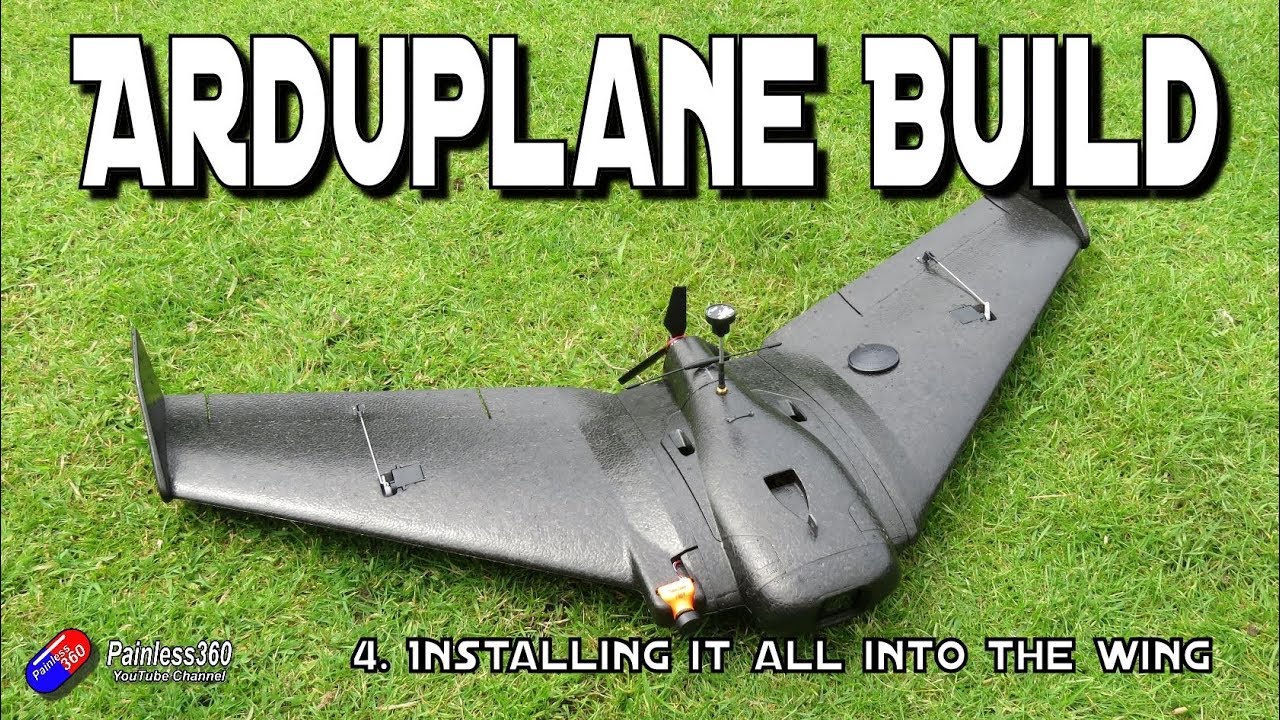 ArduPlane/AR Wing/Matek F405-Wing Build: Installing it all into the AR Wing