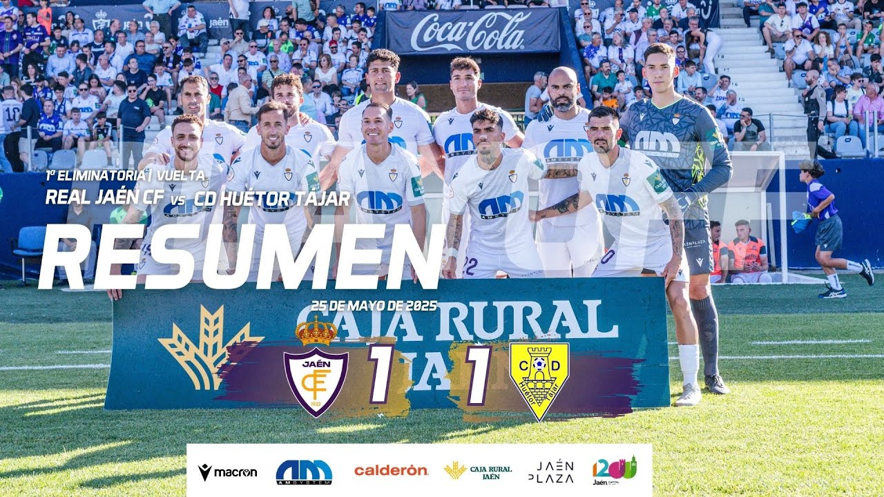 RESUMEN | 1ª eliminatoria  Real Jaén C.F. 1 - 1 C.D. Huétor Tájar (VUELTA)