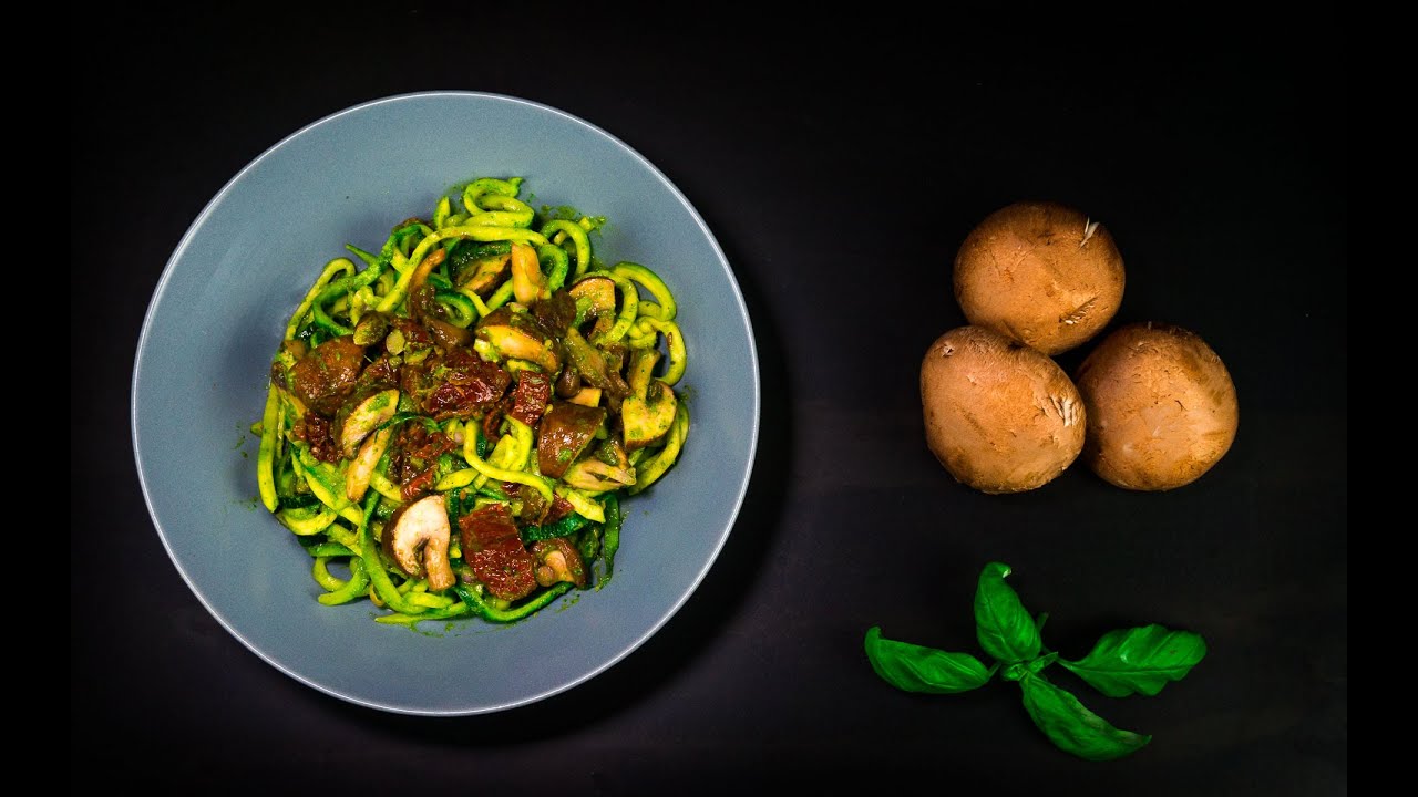 Zucchini-Pilz-Salat Rezept | Der Bio Koch #783