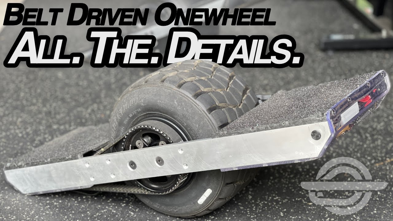 All. The. Details. - Belt Driven VESC OneWheel