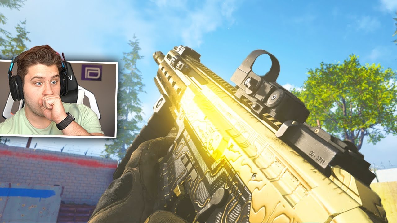 I got GOLD CAMO in MODERN WARFARE! (its amazing)