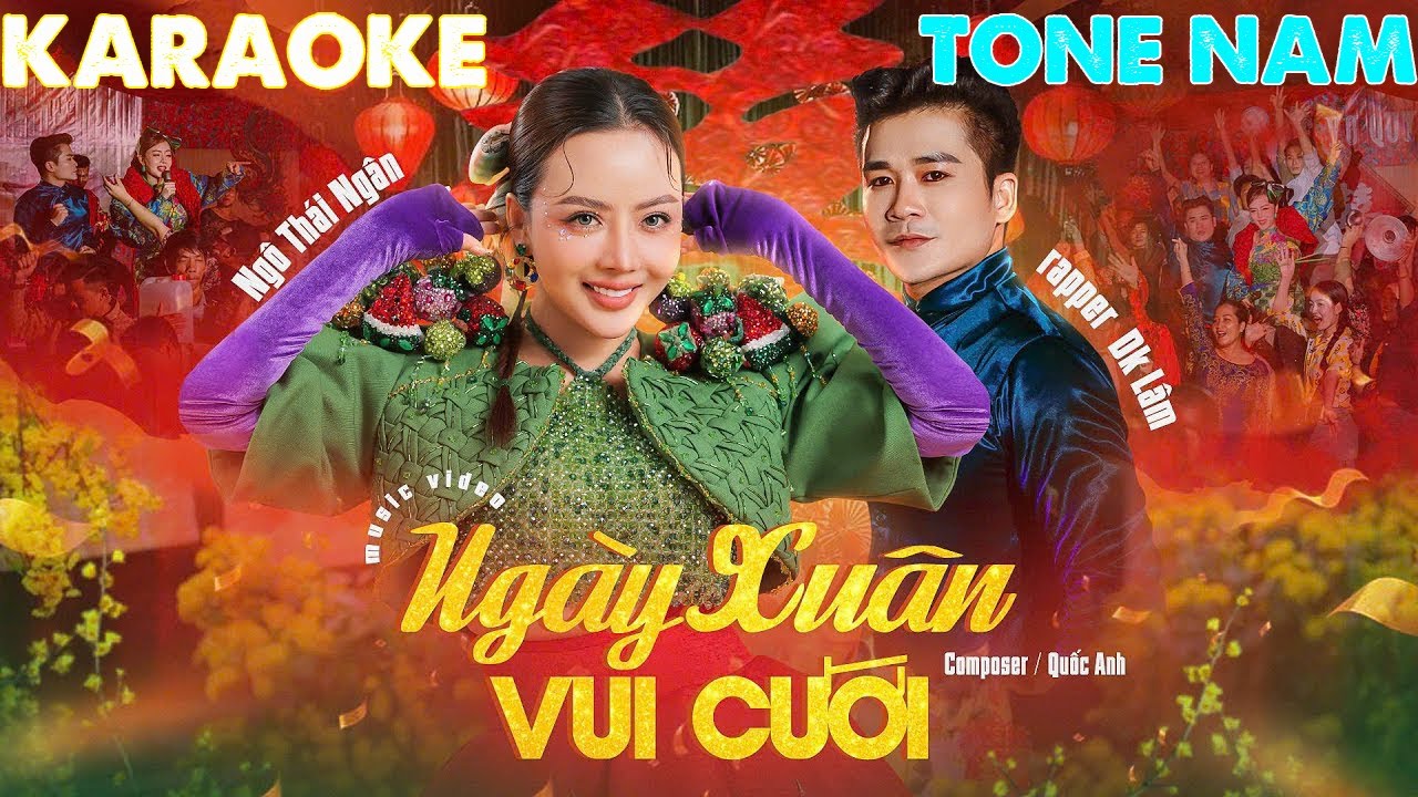 Ngày Xuân Vui Cưới Remix (Quốc Anh) - Ngô Thái Ngân | KARAOKE TONE NAM