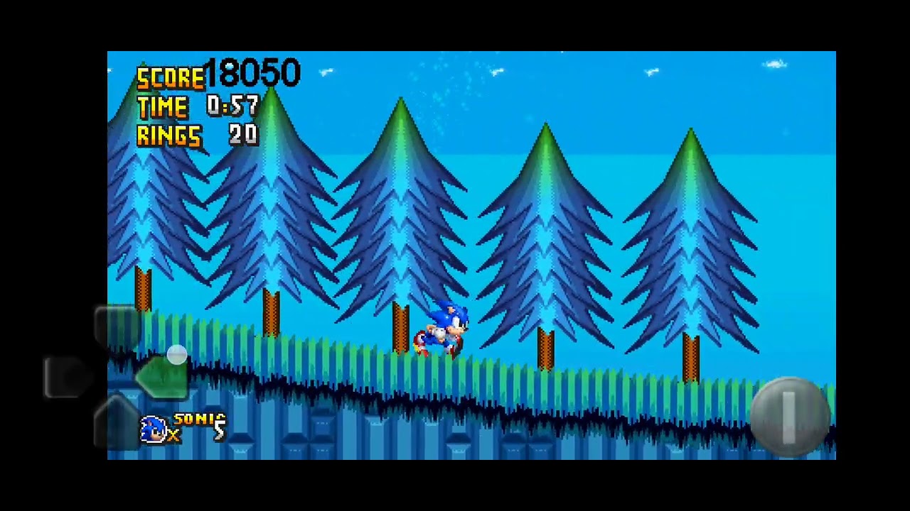 Playing Sonic Before the Sequel until I game over 